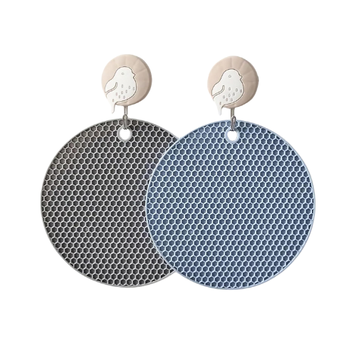 Non Slip Heat Resistant Kitchen Honeycomb Round Trivet Mat