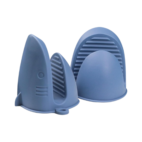 Silicone Heat Resistant Shark Kitchen Oven Pinch Mitts