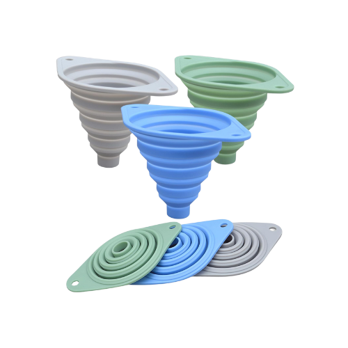Silicone Kitchen Travel Popular Collapsible Funnel Set